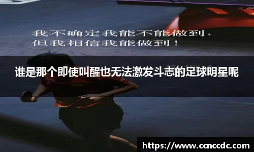 谁是那个即使叫醒也无法激发斗志的足球明星呢